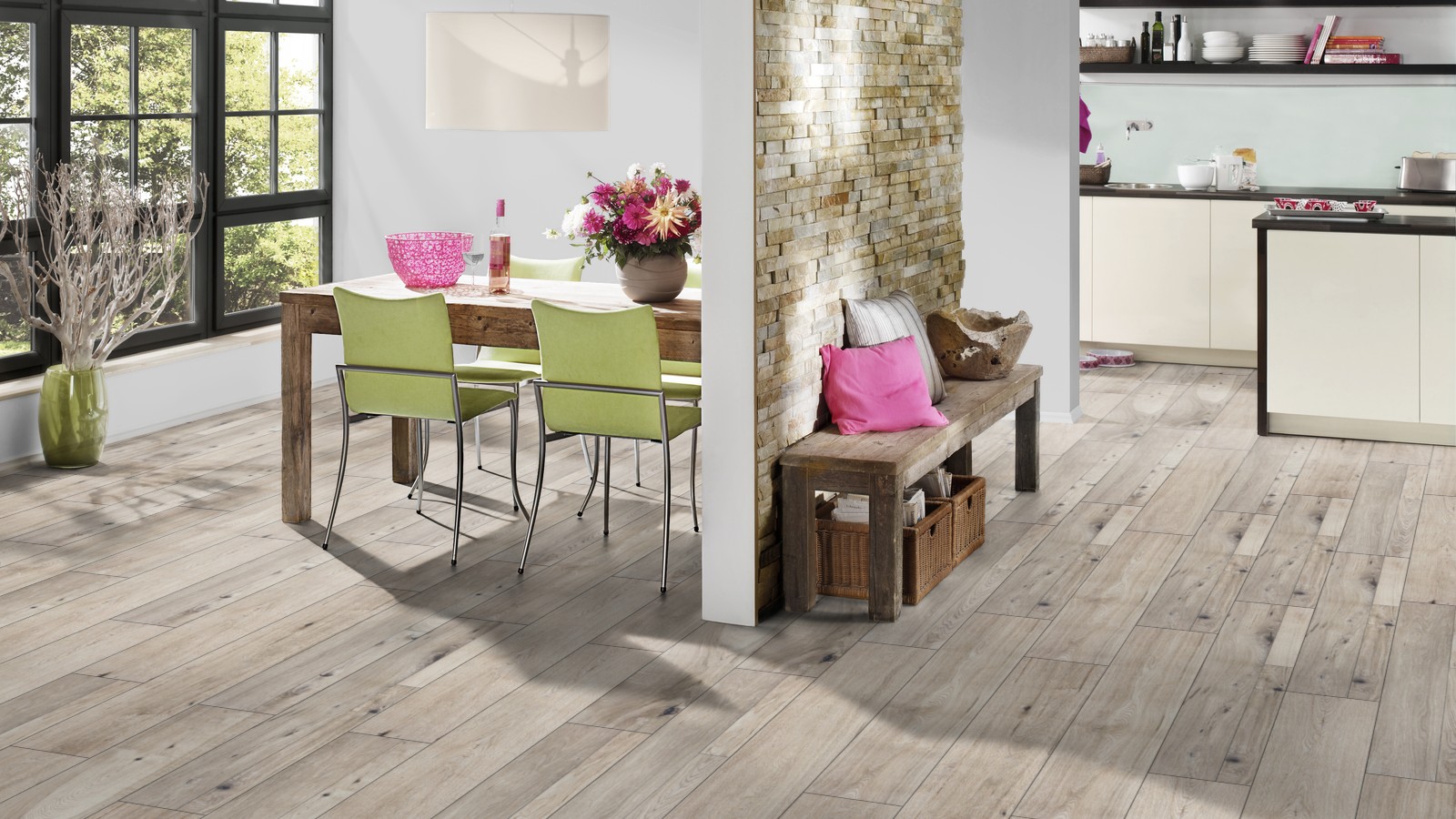 F09 Stejar Horizon Grey -Parchet Laminat -ter Hürne - imagine 2