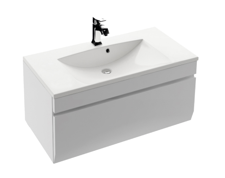 Set mobilier Oristo Horyzont 90 + Lavoar Amelia 90cm