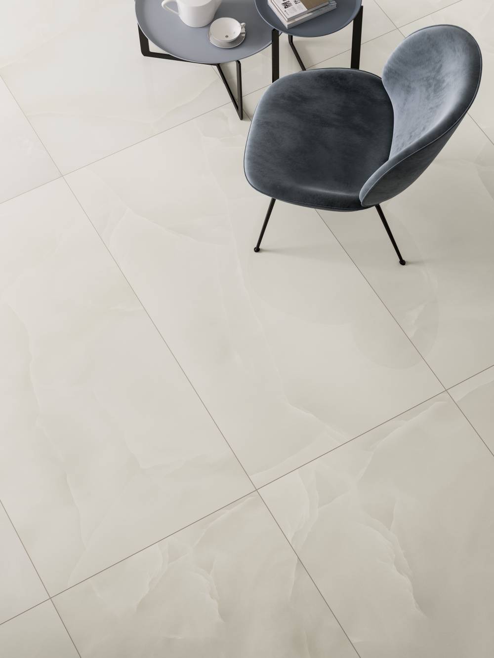 Prestigio Onyx, alb, 60x60cm - imagine 3