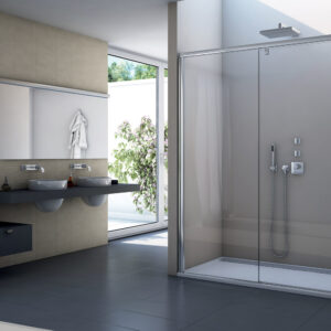 Cabina dus usa culisanta 90x120cm