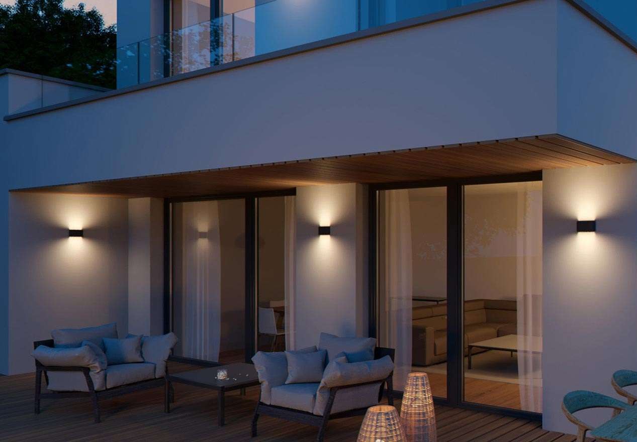 Iluminat exterior LED2 pe terasă